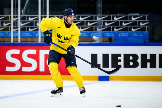Robert Hägg of Sweden at a practice session