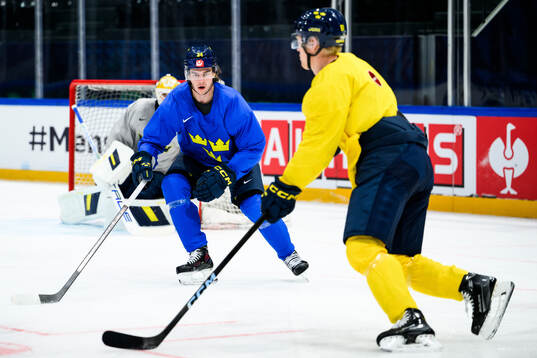 Albert Johansson of Sweden at a practice session