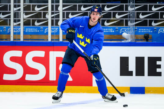 Albert Johansson of Sweden at a practice session