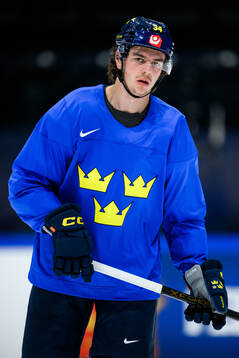Albert Johansson of Sweden at a practice session