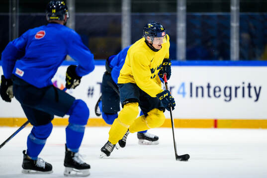 Jakob Silfverberg of Sweden at a practice session