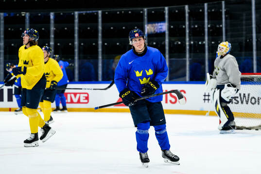 Ivar Stenberg of Sweden at a practice session