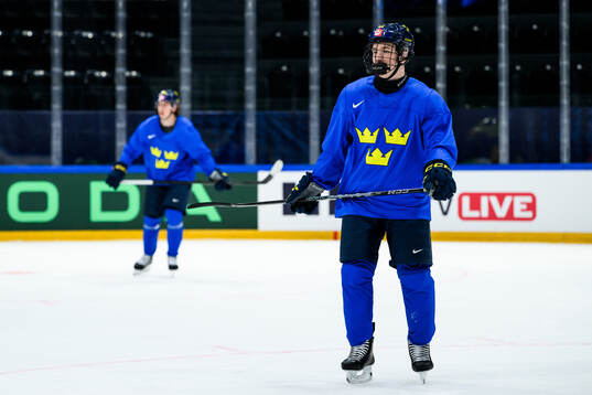 Viggo Björck of Sweden at a practice session