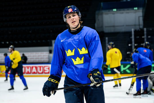 Ivar Stenberg of Sweden at a practice session