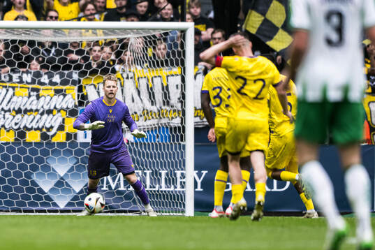 Mjällbys målvakt Robin Wallinder