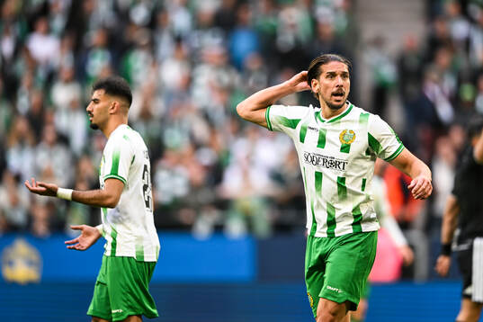 under finalen i Svenska Cupen mellan Mjällby och Hammarby