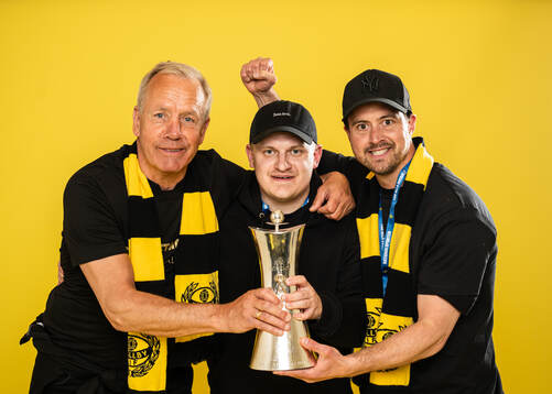 Mjällbys sportchef Hans Larsson, assisterande tränare