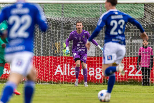 under fotbollsmatchen i Superettan mellan Ljungskile och