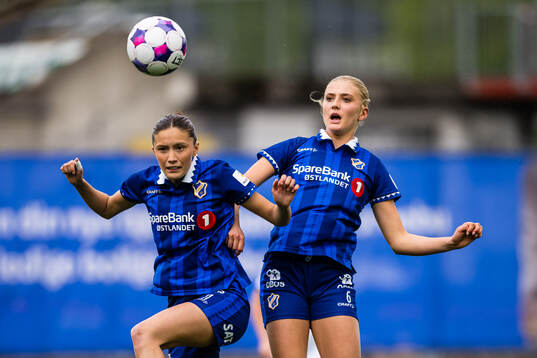 Ida Mortensen Natvik and Celia Lind Halvorsen of Stabæk