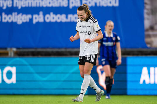 Cille Nilsen of Rosenborg celebrates