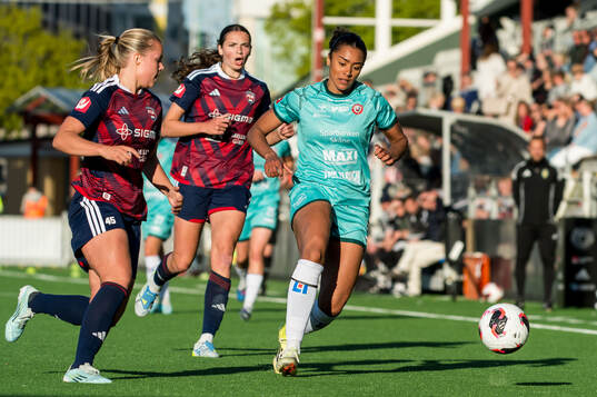 Kristianstads Linda Lif Boama och Rosengårds Tilde