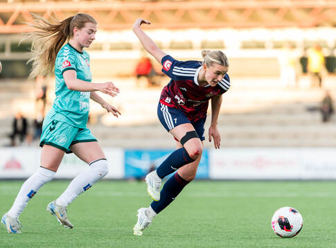 Kristianstads Elisa Lana Sigurjonsdottir och Rosengårds