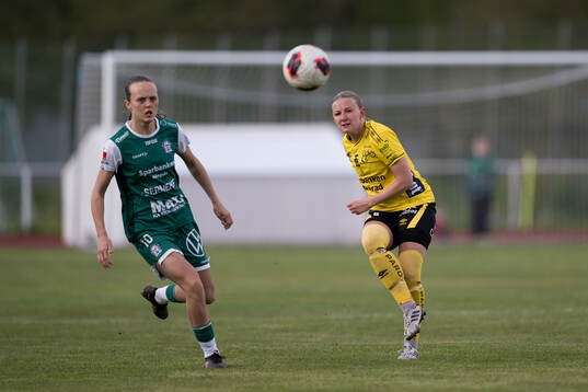 Alingsås Alma Öberg och Elfsborgs Hanna Gunnarsson