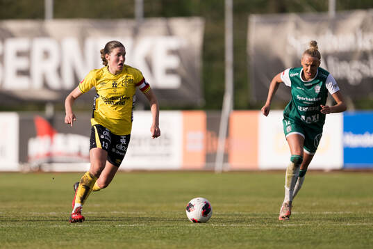 Elfsborgs Tove Lorén och Alingsås Maja Ragnewall