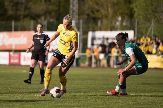 Elfsborgs Stina Jensen och Alingsås Klara Nyberg