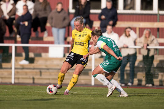 Elfsborgs Stina Jensen och Alingsås Maja Hansson