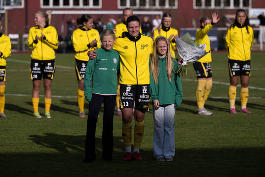 Elfsborgs Tove Lorén tidigare i Alingsås, avtackas
