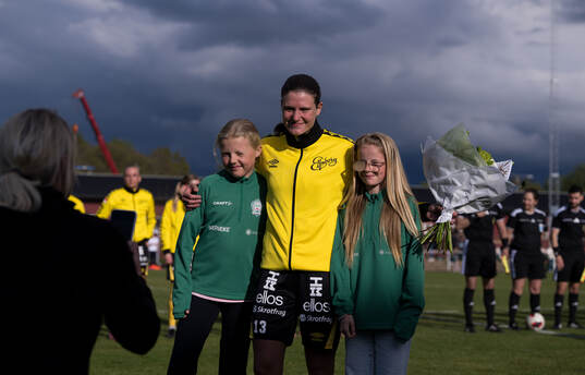 Elfsborgs Tove Lorén tidigare i Alingsås, avtackas