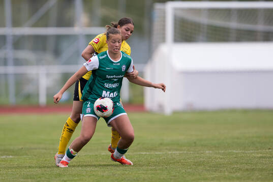 Alingsås Klara Nyberg och Elfsborgs Jennifer Brinck