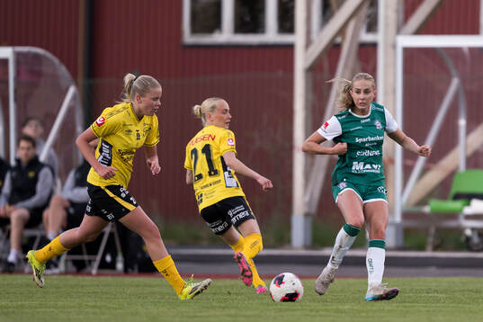 Elfsborgs Tess Olausson och Alingsås Isabella Svanström