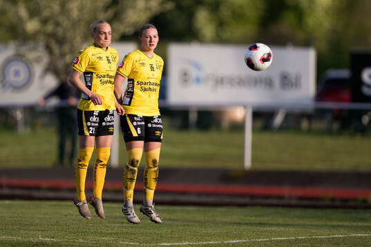 Elfsborgs Tea Skoglund och Hanna Gunnarsson