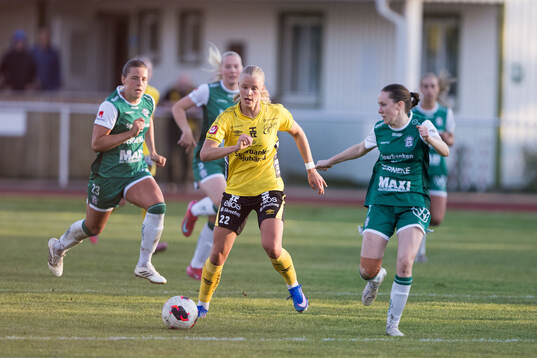 Elfsborgs Mollie Josefsson och Alingsås Minni Laukka