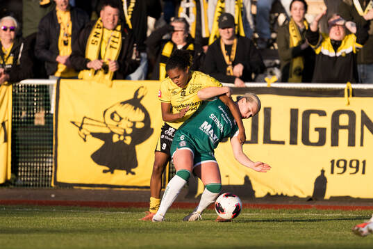 Elfsborgs Vanessa Lopez och Alingsås Agnes Inedahl