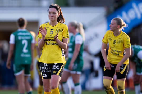 Elfsborgs Izabella Bergström jublar
