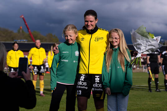 Elfsborgs Tove Lorén avtackas för sina år i Alingsås