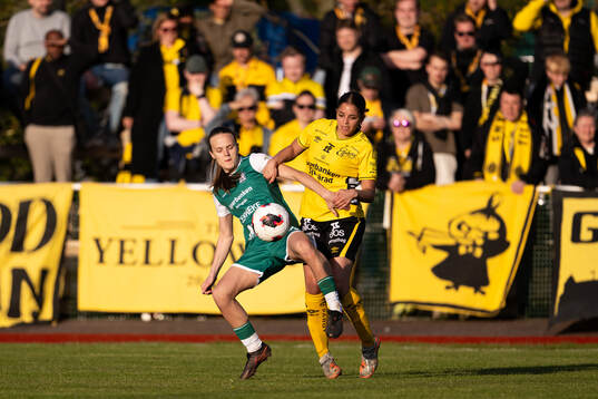 Alingsås Alma Öberg och Elfsborgs Jennifer Brinck