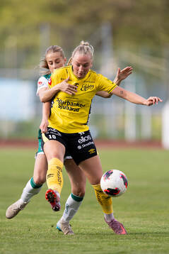 Alingsås Isabella Svanström och Elfsborgs Stina Jensen