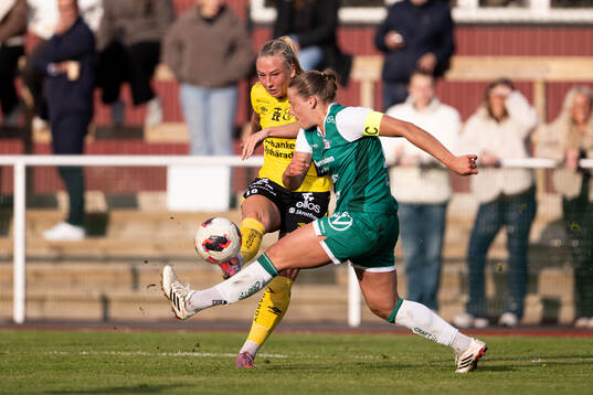 Elfsborgs Stina Jensen och Alingsås Maja Hansson