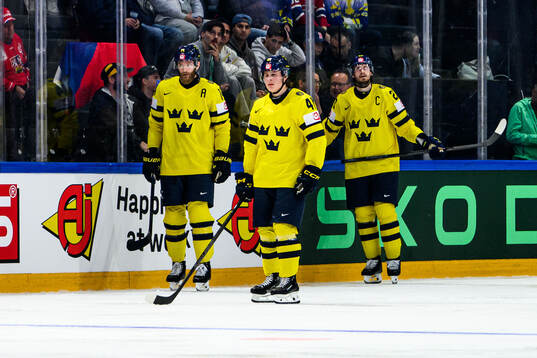 Mattias Ekholm, Ivar Stenberg and Oliver Ekman-Larsson of