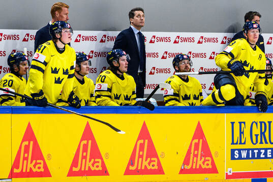 Assistant coach Jörgen Jönsson and head coach Sam Hallam
