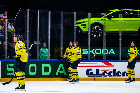 Emil Heineman, Albert Johansson and Oscar Sundqvist of