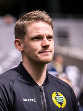 Hammarbys tränare William Strömberg