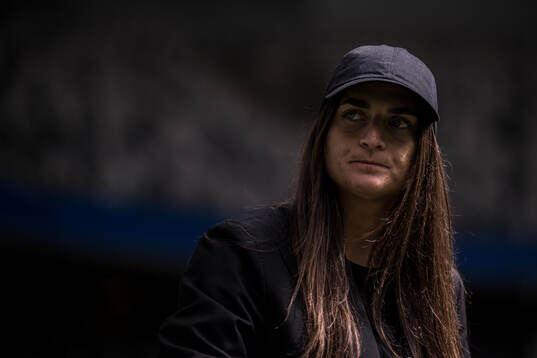 Häckens tränare Elena Sadiku