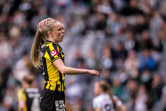 Häckens Thelma Pálmadottir deppar