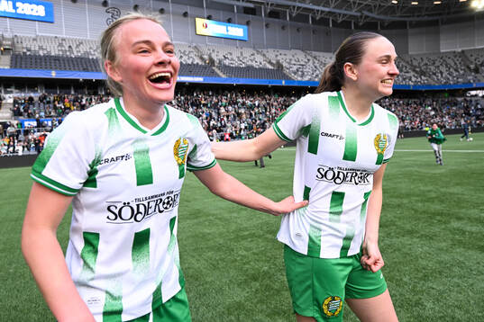 Hammarbys Mari Nyhagen jublar