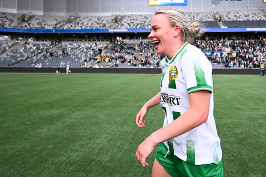 Hammarbys Mari Nyhagen jublar