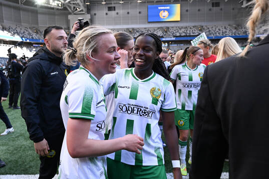 Hammarbys Mari Nyhagen jublar