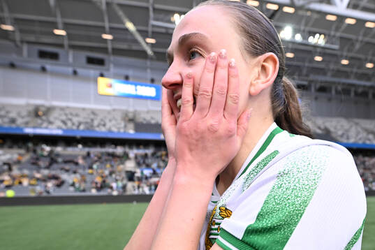 Hammarbys Vilde Hasund jublar