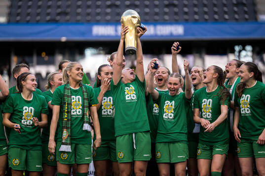 Hammarbys Vilma Emilia Koivisto, Alice Carlsson, Stina
