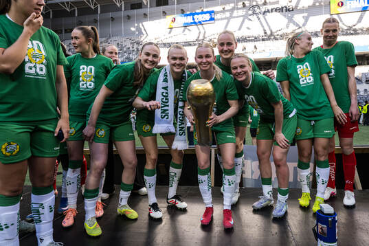 Hammarbys Vilde Hasund, Elin Sørum, Emilie Joramo, Emilie