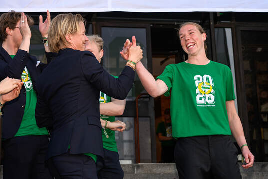 Hammarbys målvakt Melina Loeck