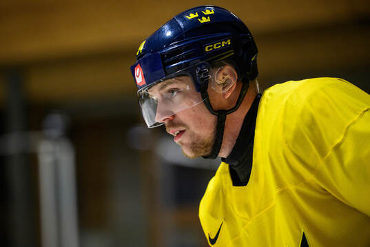 Albert Johansson of Sweden at a practice session