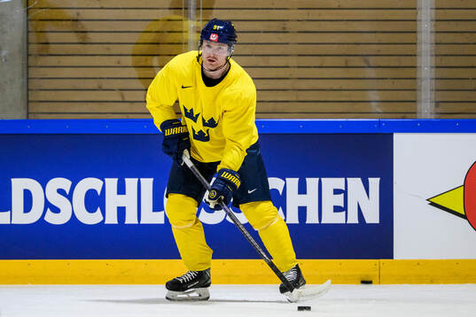 Carl Grundström of Sweden at a practice session