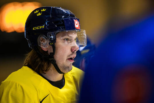 Oscar Sundqvist of Sweden at a practice session