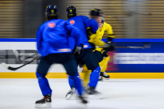 Oscar Sundqvist of Sweden at a practice session