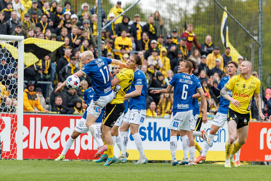 Halmstads André Boman och Elfsborgs Frode Aronsson